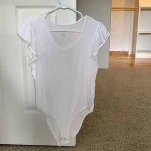 Buttery soft ruffled body suit